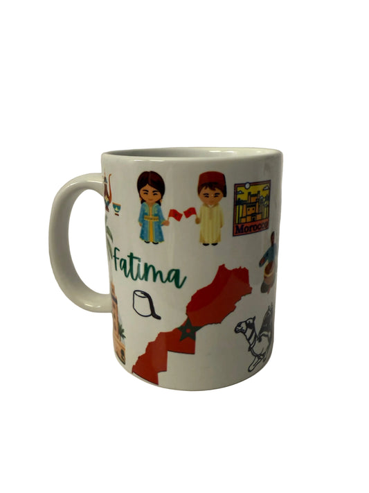 Customized Morocco Design 11oz Ceramic Mug