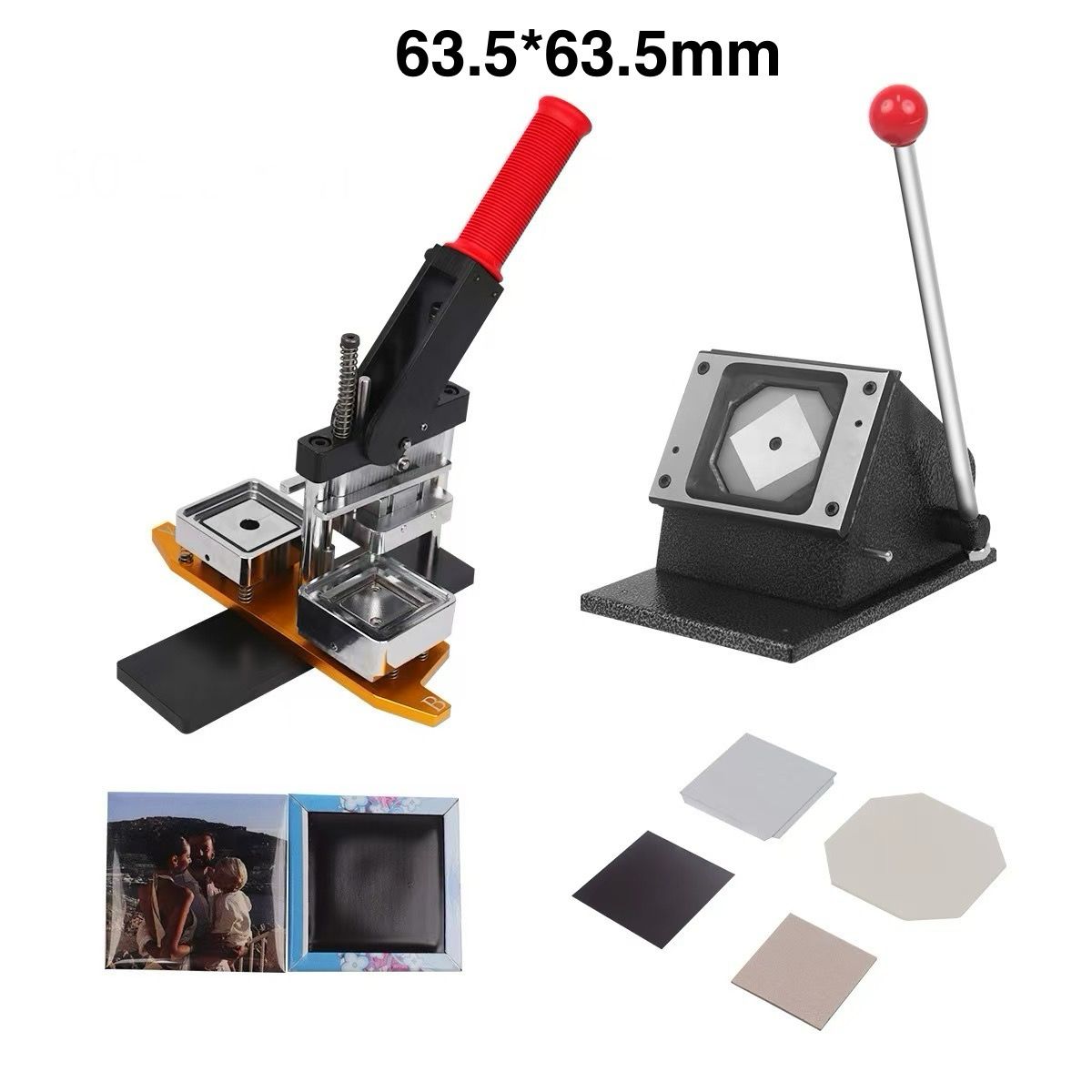 63.5x63.5 Fridge Magnet Machine Kit + 100pcs Materials